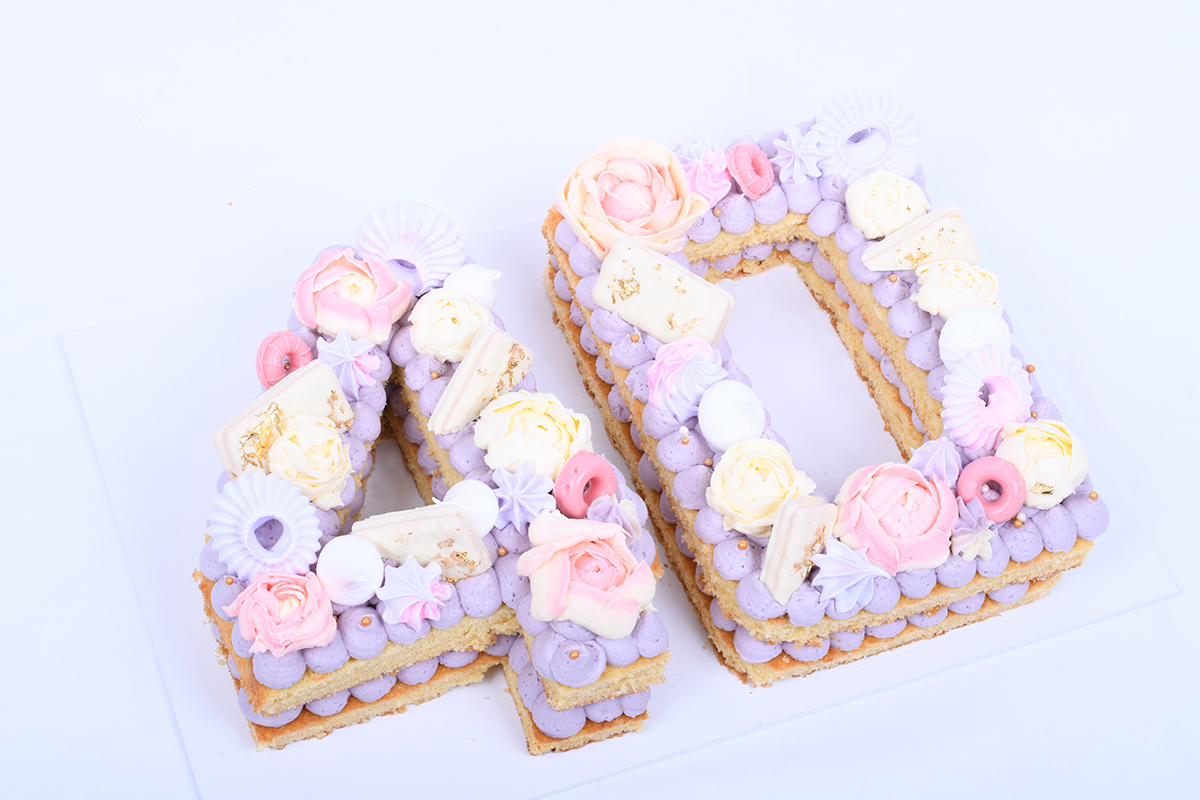 Letter or Number Cakes