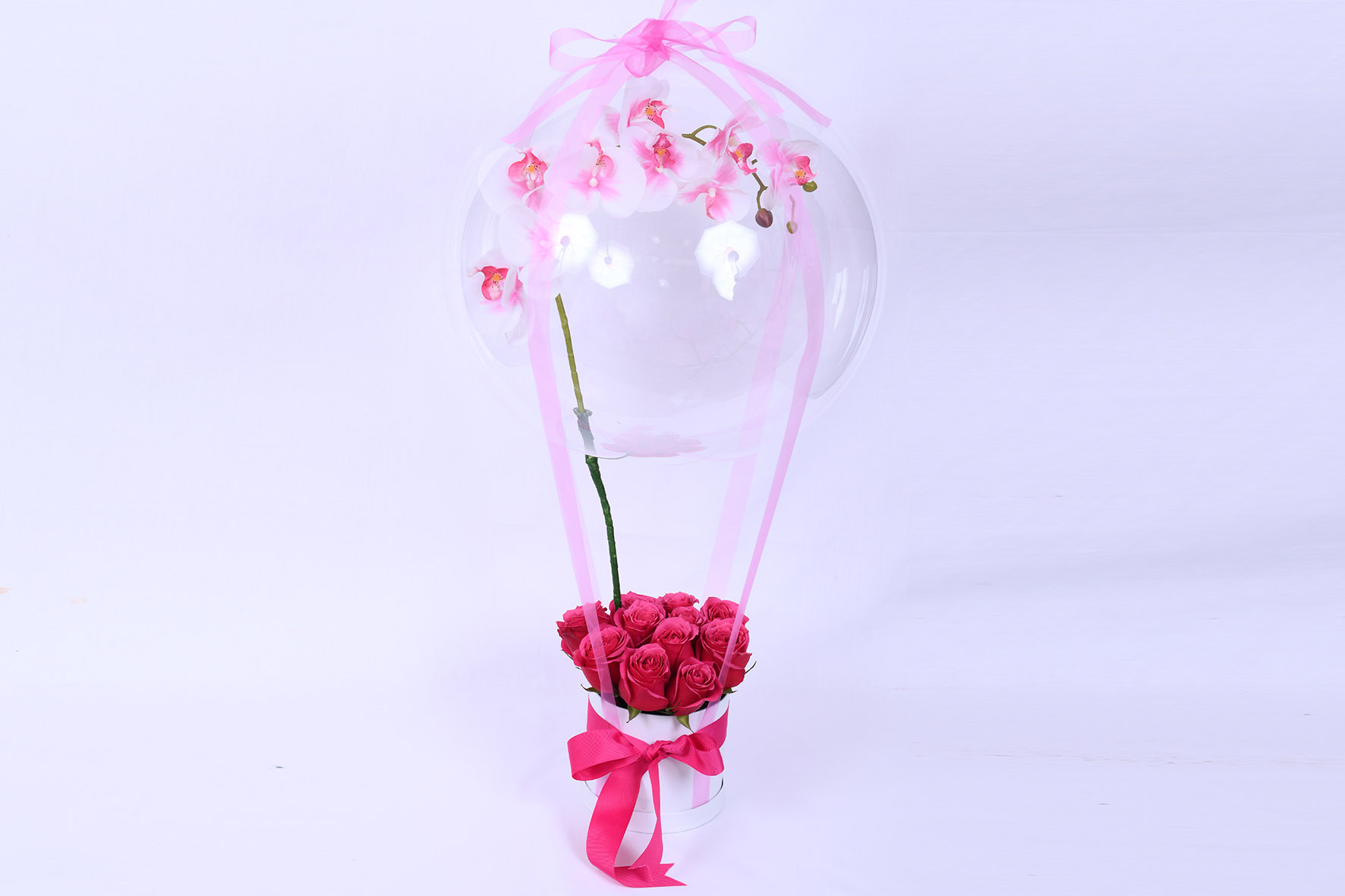 Hot Air Balloon Rose Box