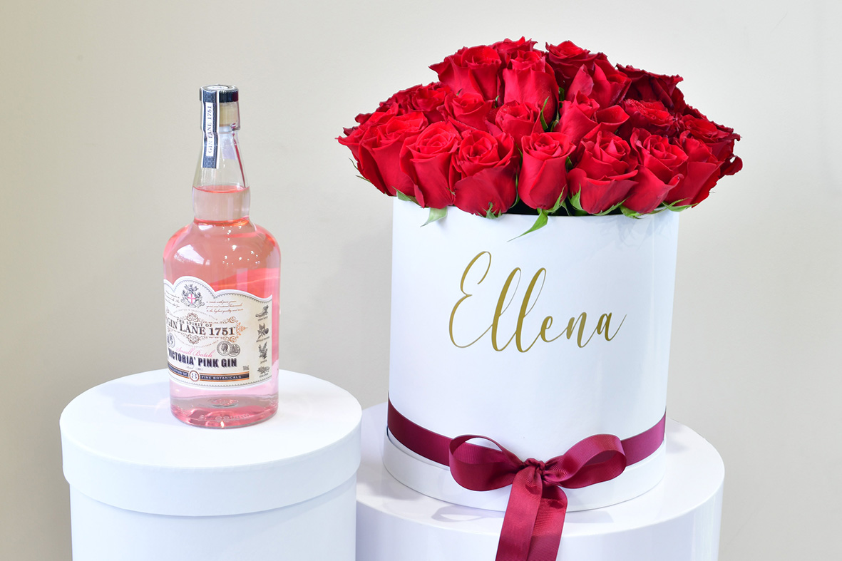 Roses & Pink Gin Gift