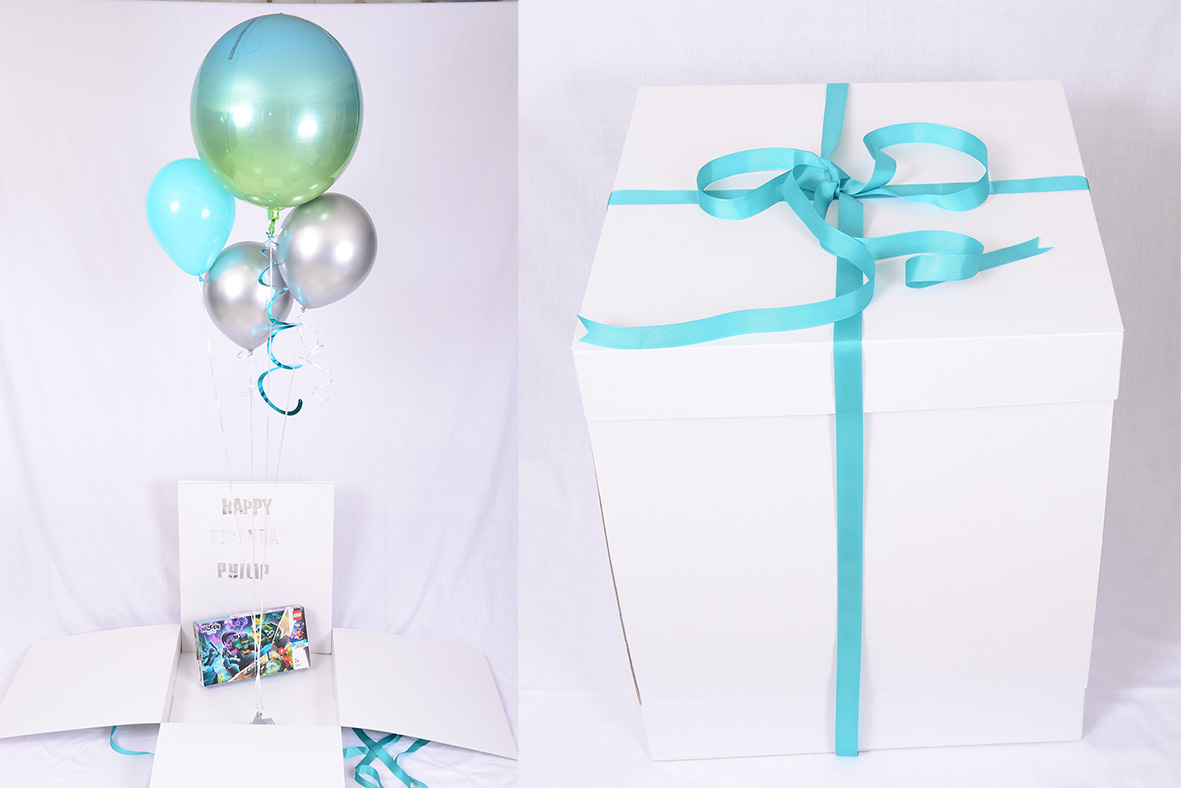 Surprise Balloon & Gifts Box 