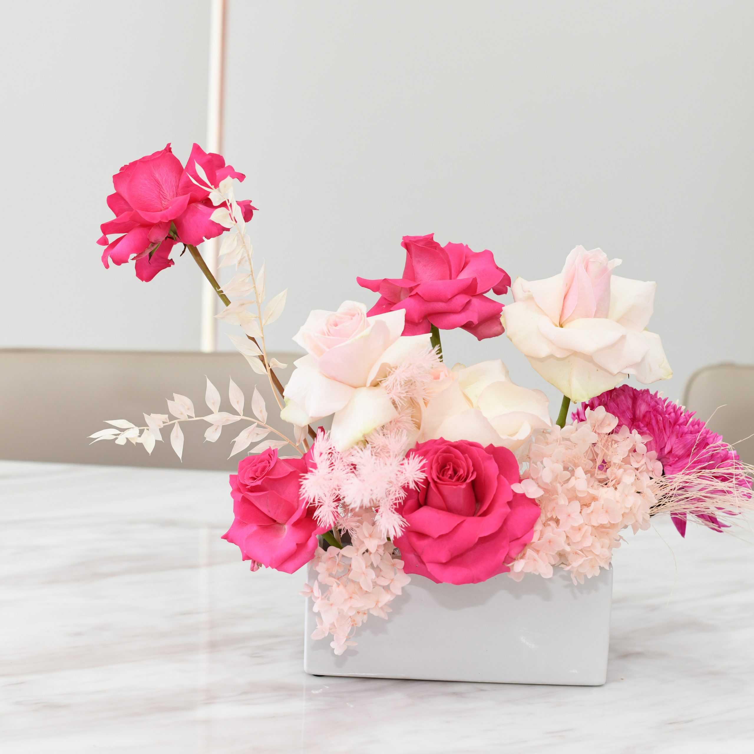 Flower Table Centerpieces in a Vase Sydney Delivery 