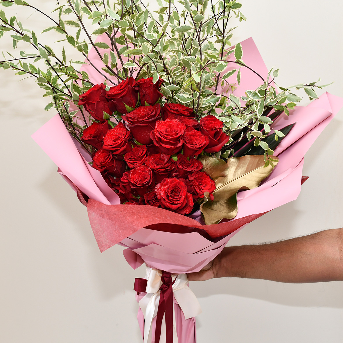Valentine's Day Red Rose Bouquet Sydney BySahana