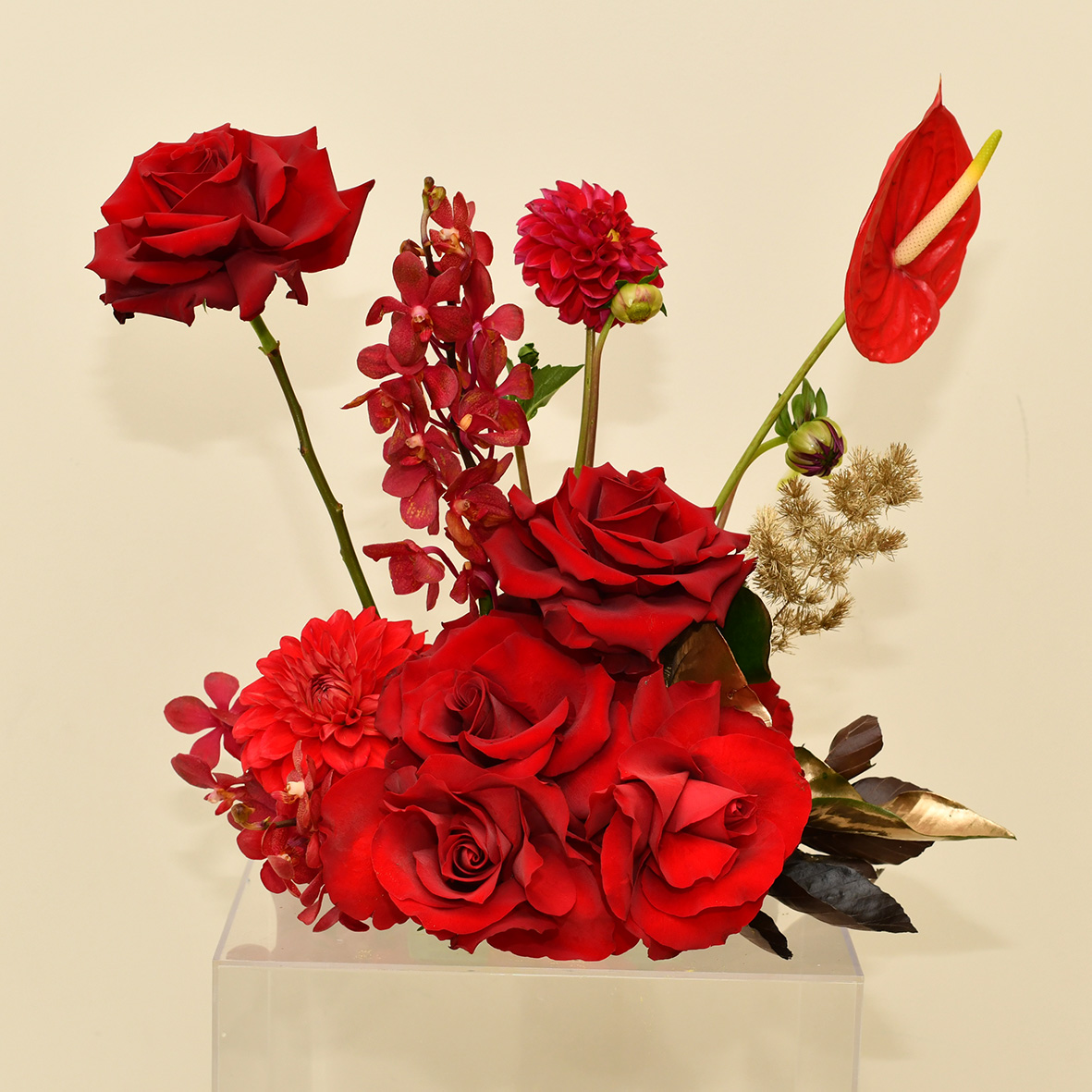 Red Table Flower Centerpieces Sydney Delivery